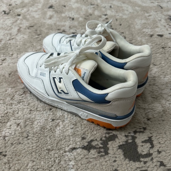 New Balance 550 Sneakers Size 8 - White Mercury Blue - Picture 4 of 7